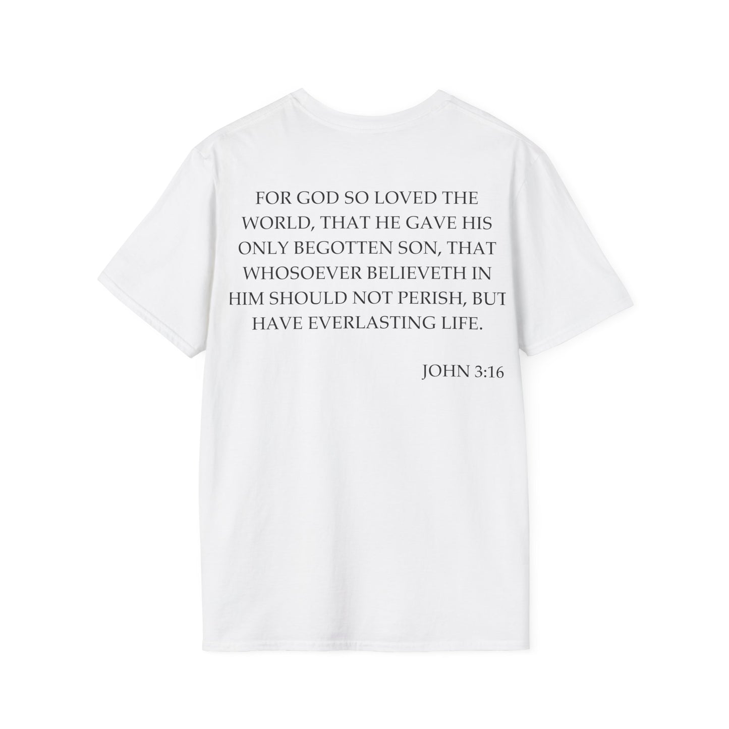 John 3:16 - Unisex Softstyle T-Shirt