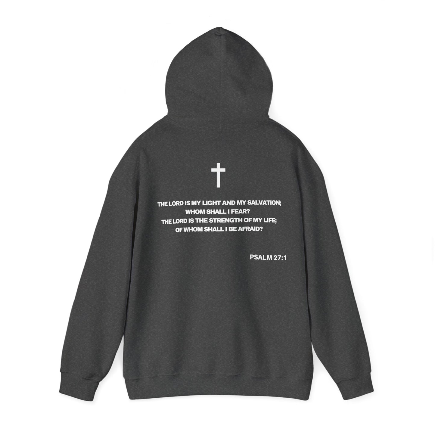 Psalm 27:1 - HeavyBlend Hoodie (Custom) v2