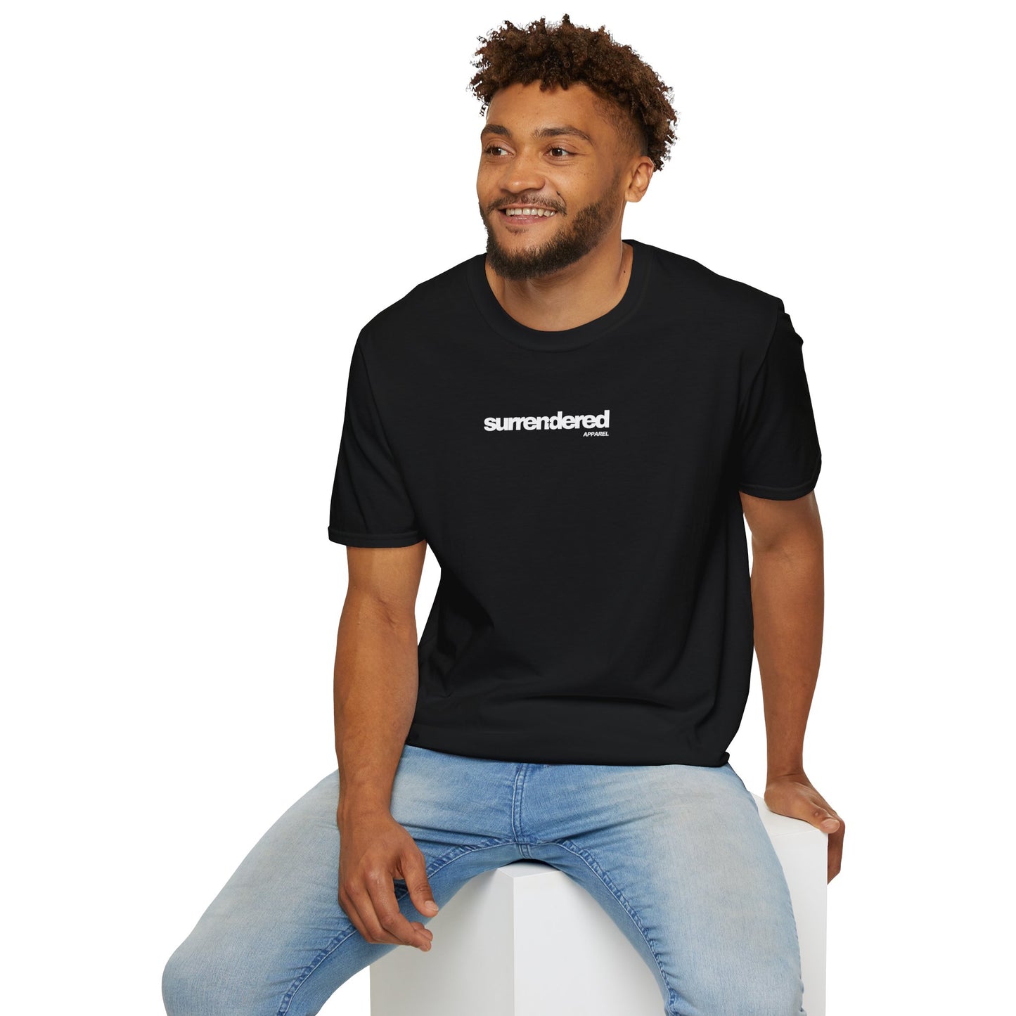 Surrendered Logo (small) - Unisex Softstyle T-Shirt