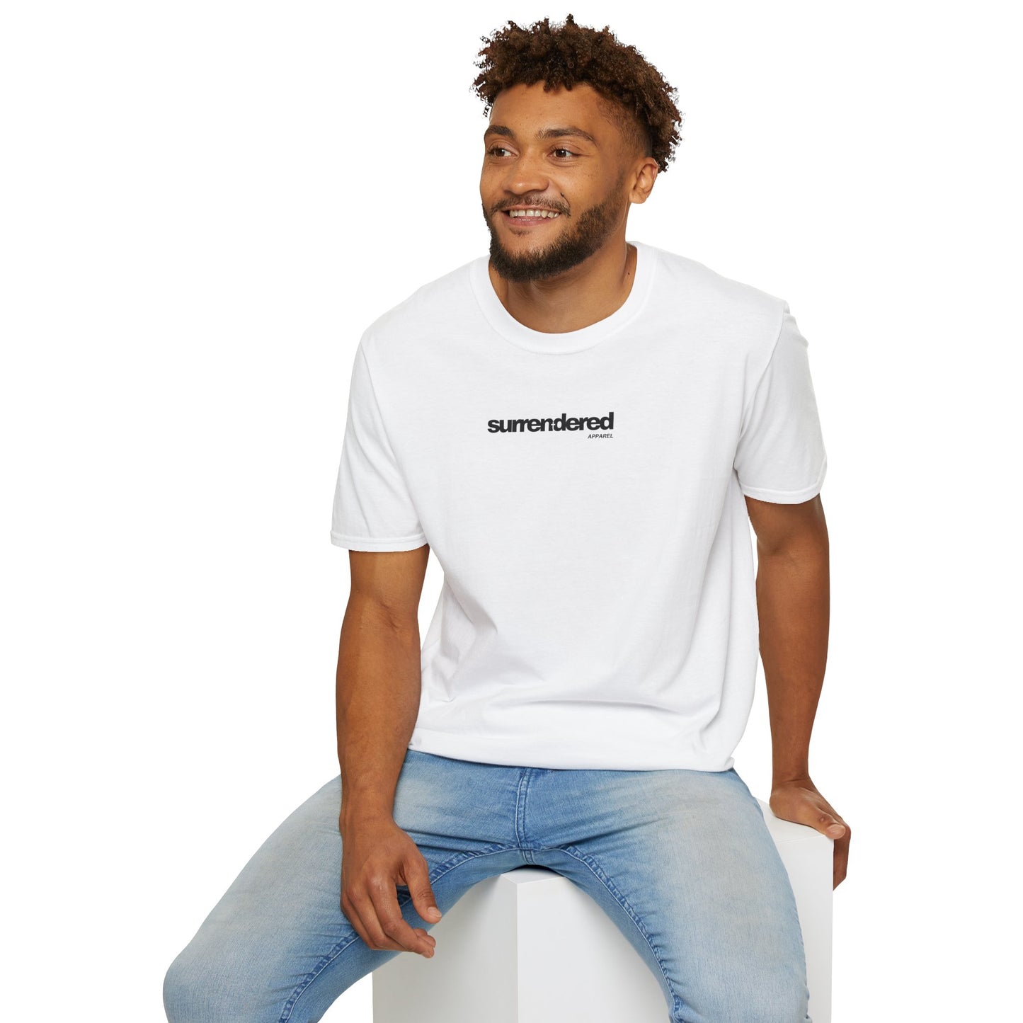 Surrendered Logo (small) - Unisex Softstyle T-Shirt