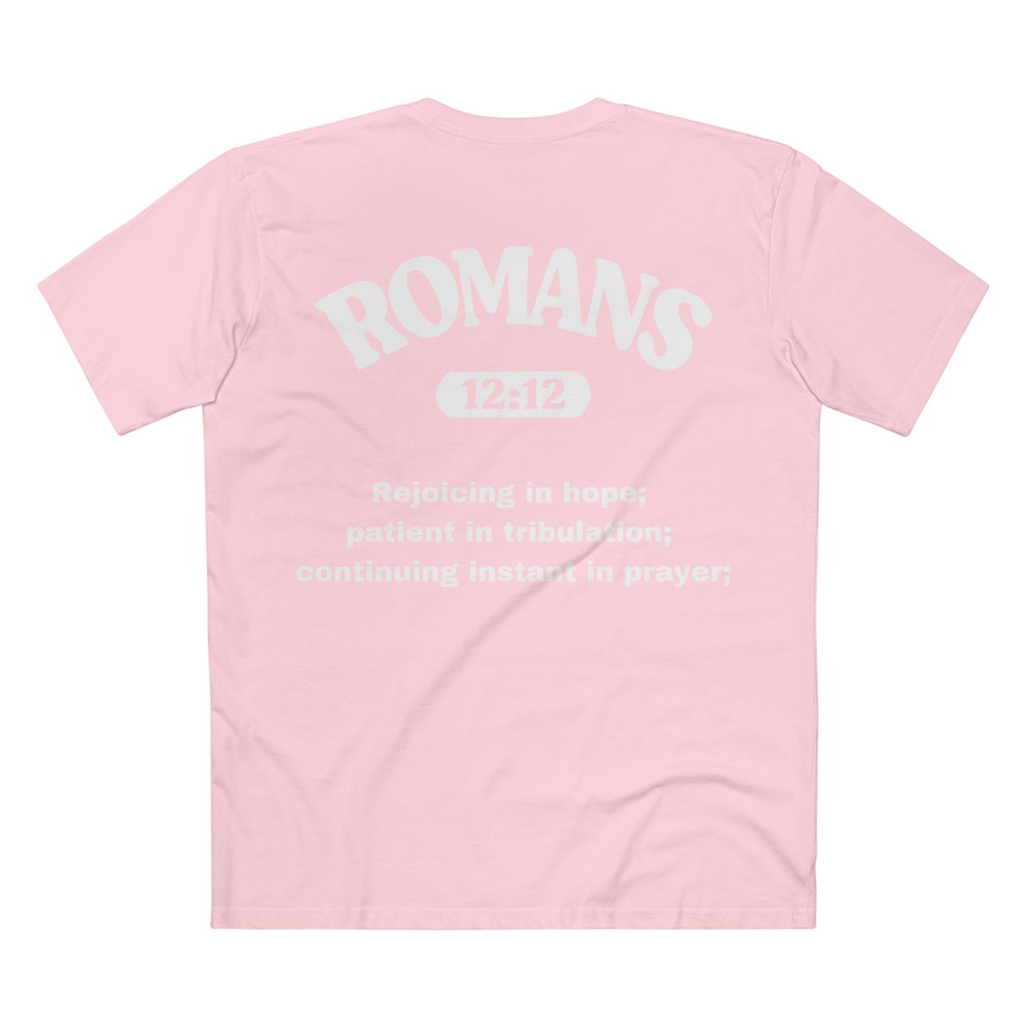 Romans 12:12 - Crewneck T-shirt (Custom)