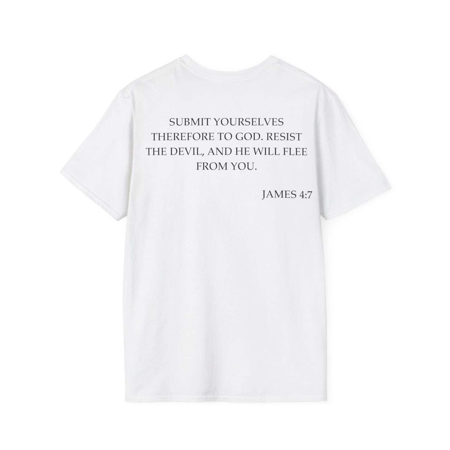 James 4:7 - Unisex Softstyle T-Shirt