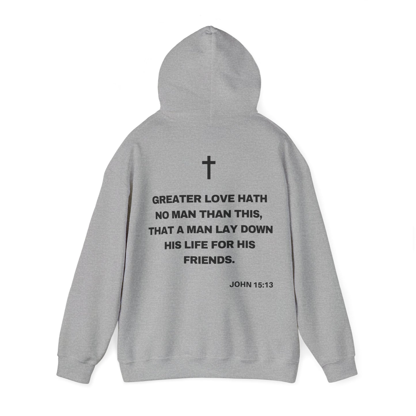 John 15:13 - HeavyBlend Hoodie (Custom)