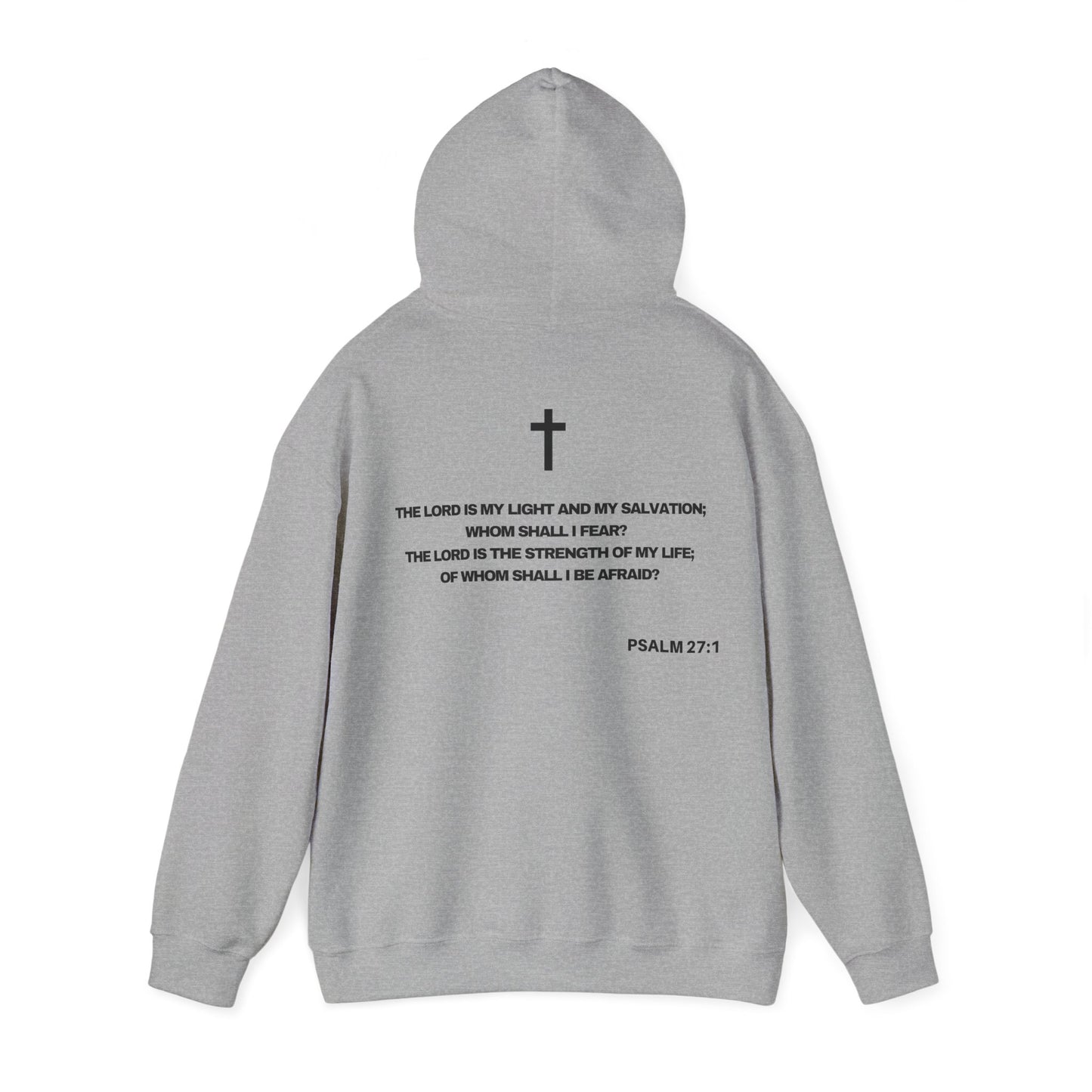 Psalm 27:1 - HeavyBlend Hoodie (Custom) v2