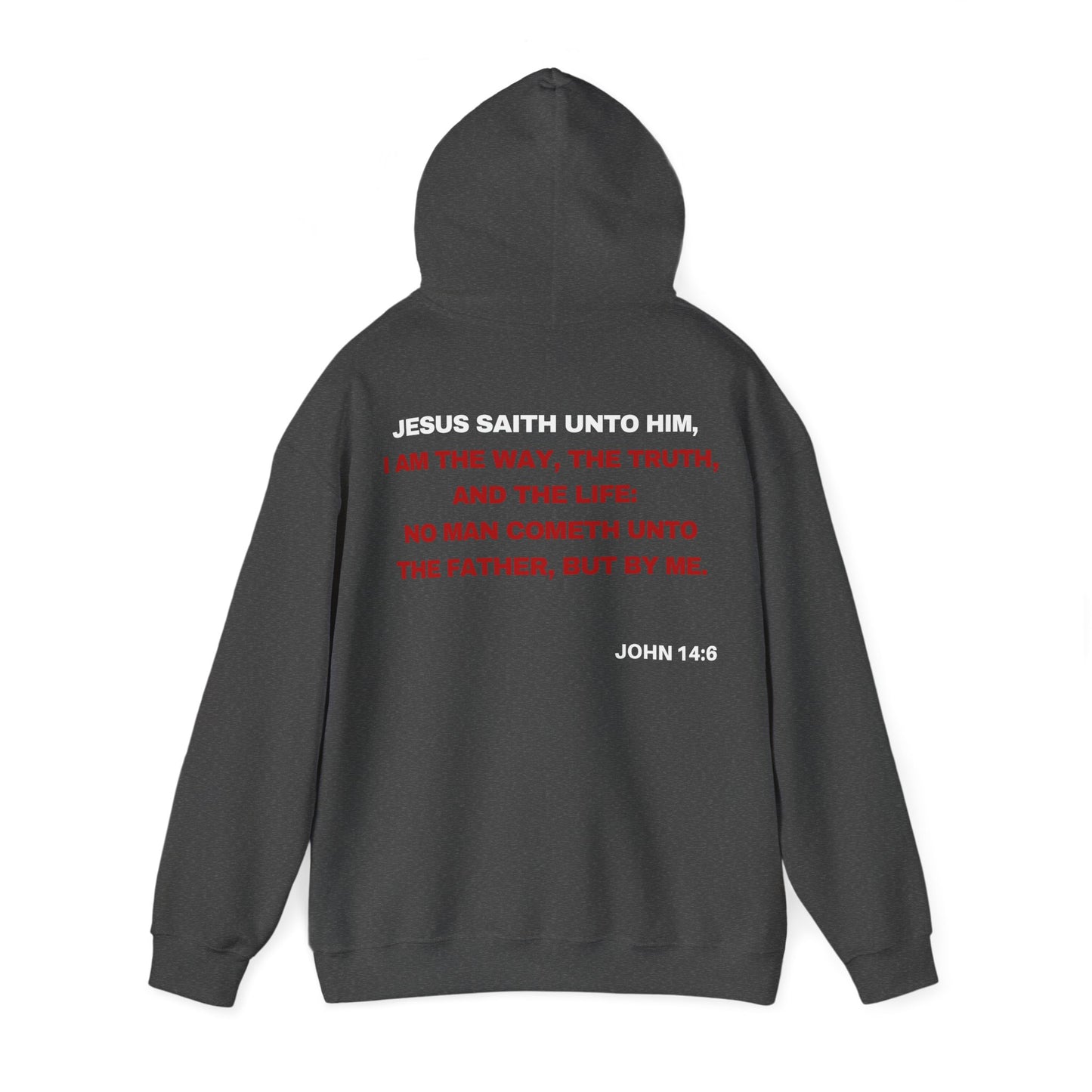 John 14:6 - HeavyBlend Hoodie (Custom)