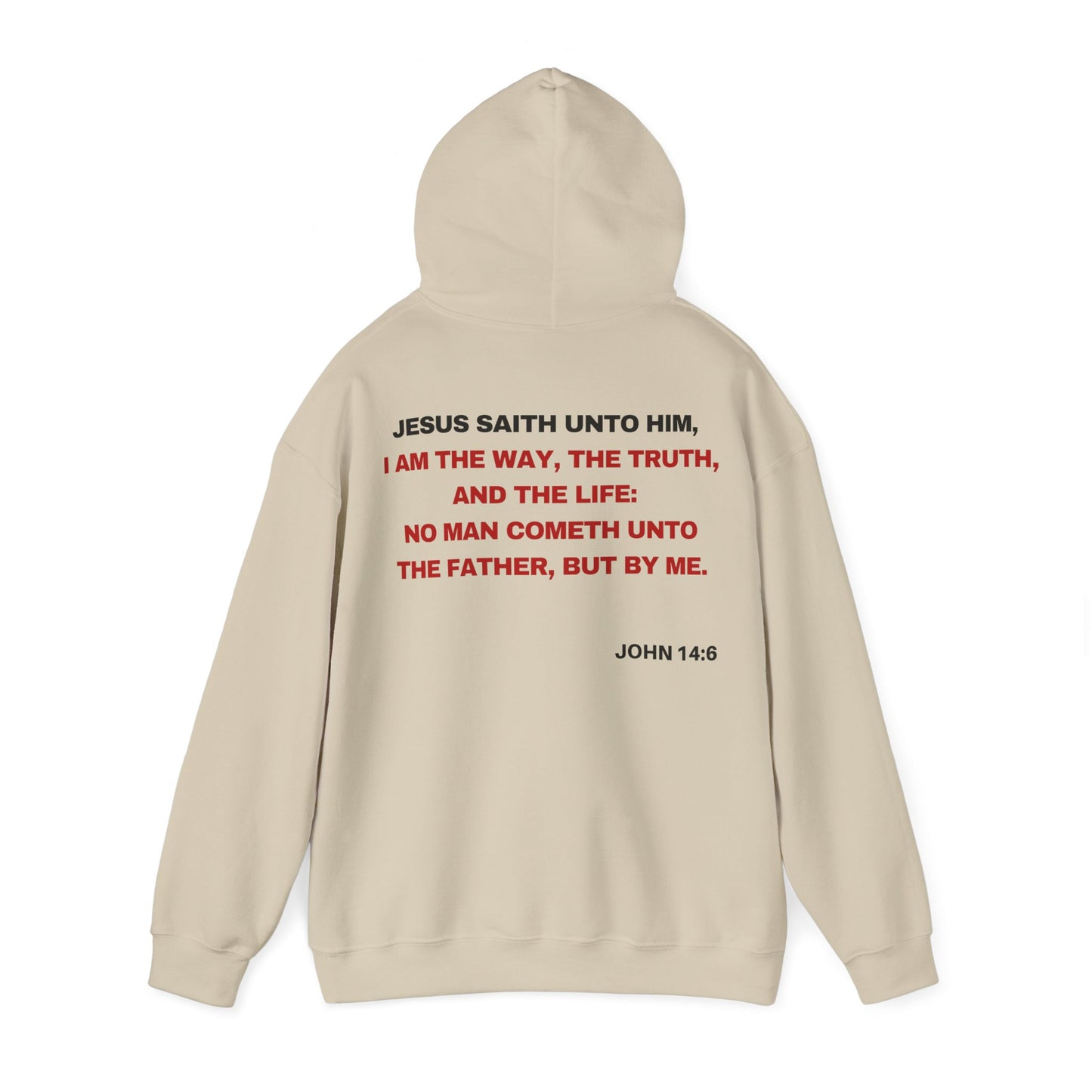 John 14:6 - HeavyBlend Hoodie (Custom)