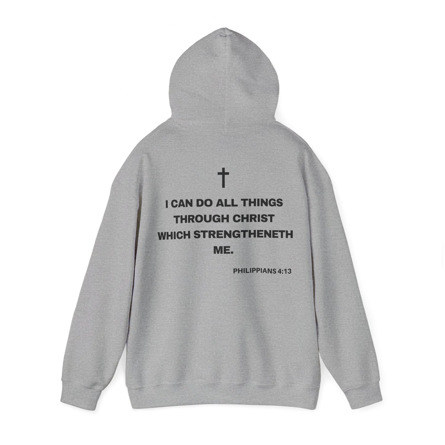 Philippians 4:13 - HeavyBlend Hoodie (Custom)