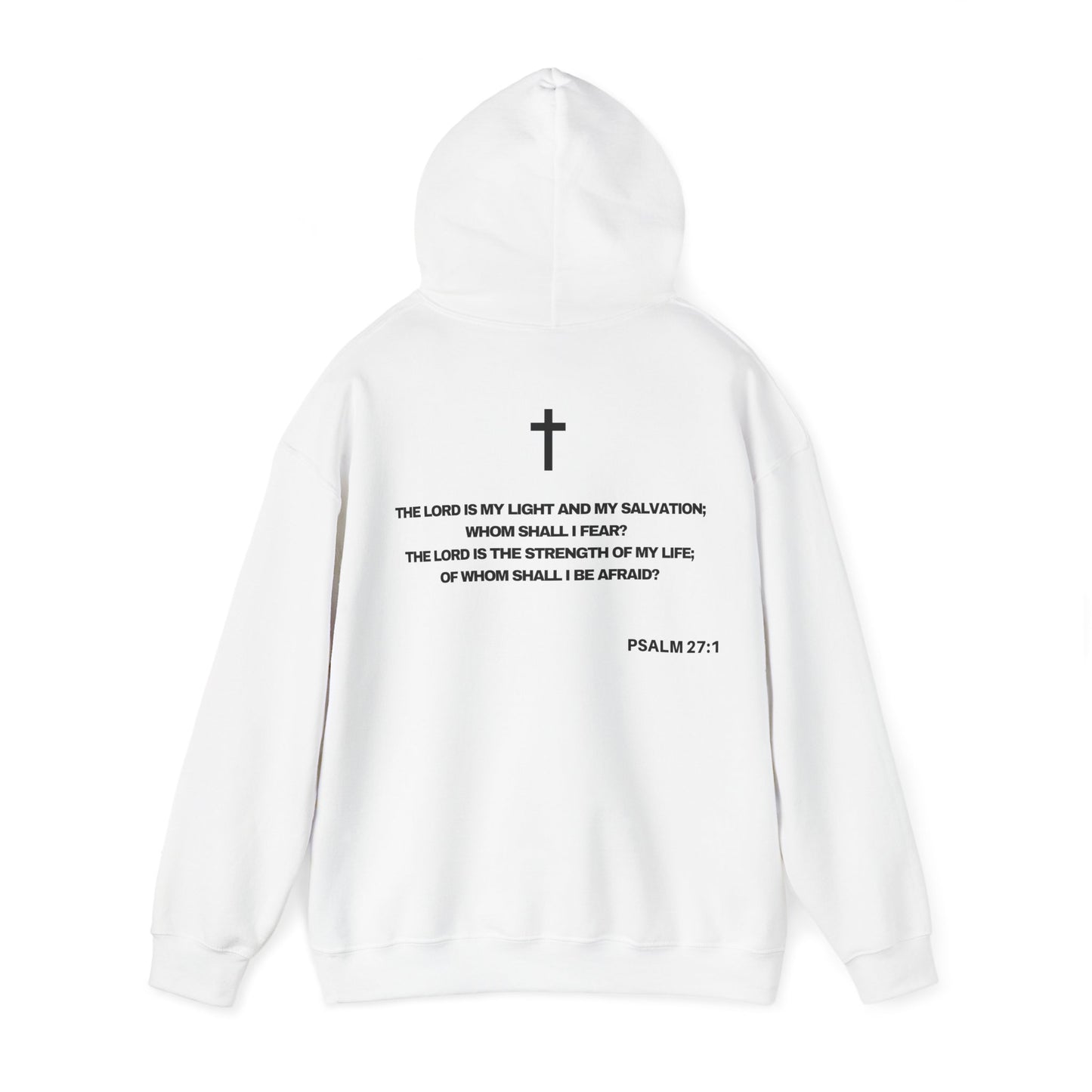 Psalm 27:1 - HeavyBlend Hoodie (Custom) v2