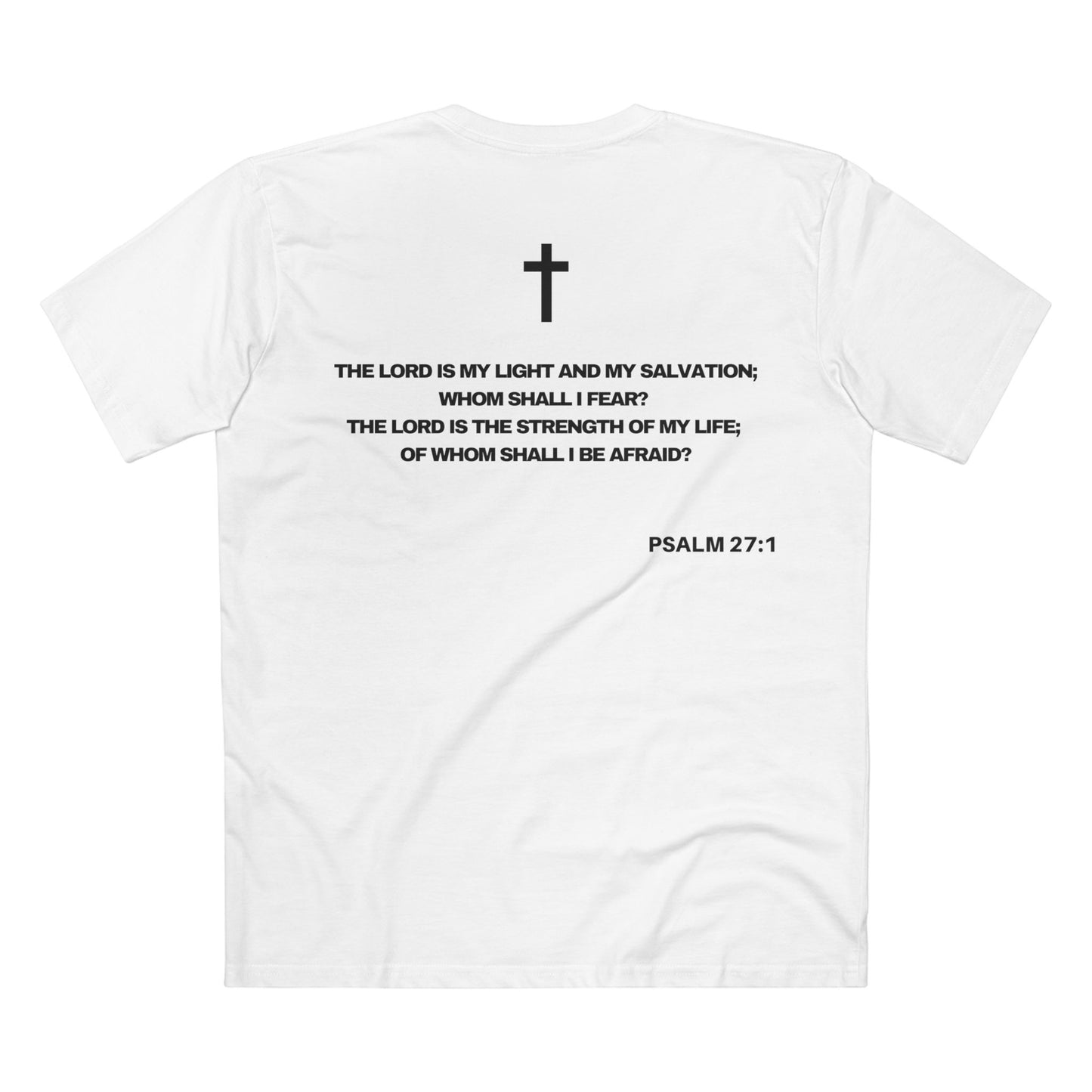 Psalm 27:1 - Crewneck T-shirt (Custom) v2