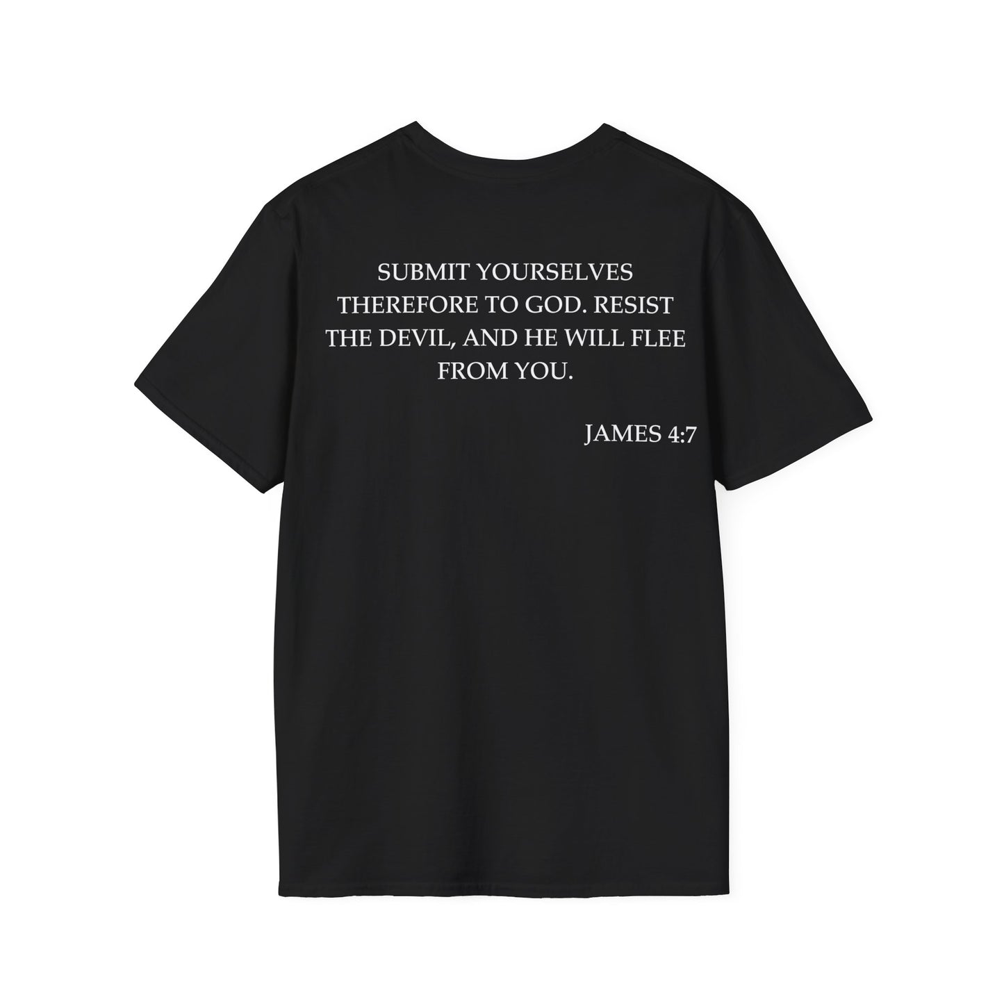 James 4:7 - Unisex Softstyle T-Shirt