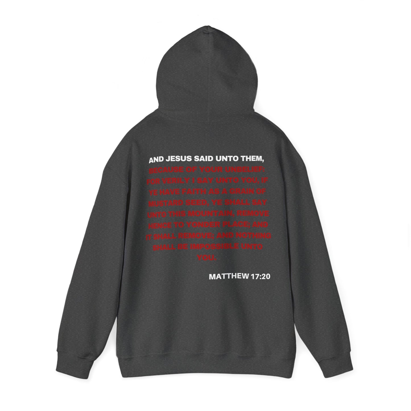 Matthew 17:20 - HeavyBlend Hoodie (Custom)