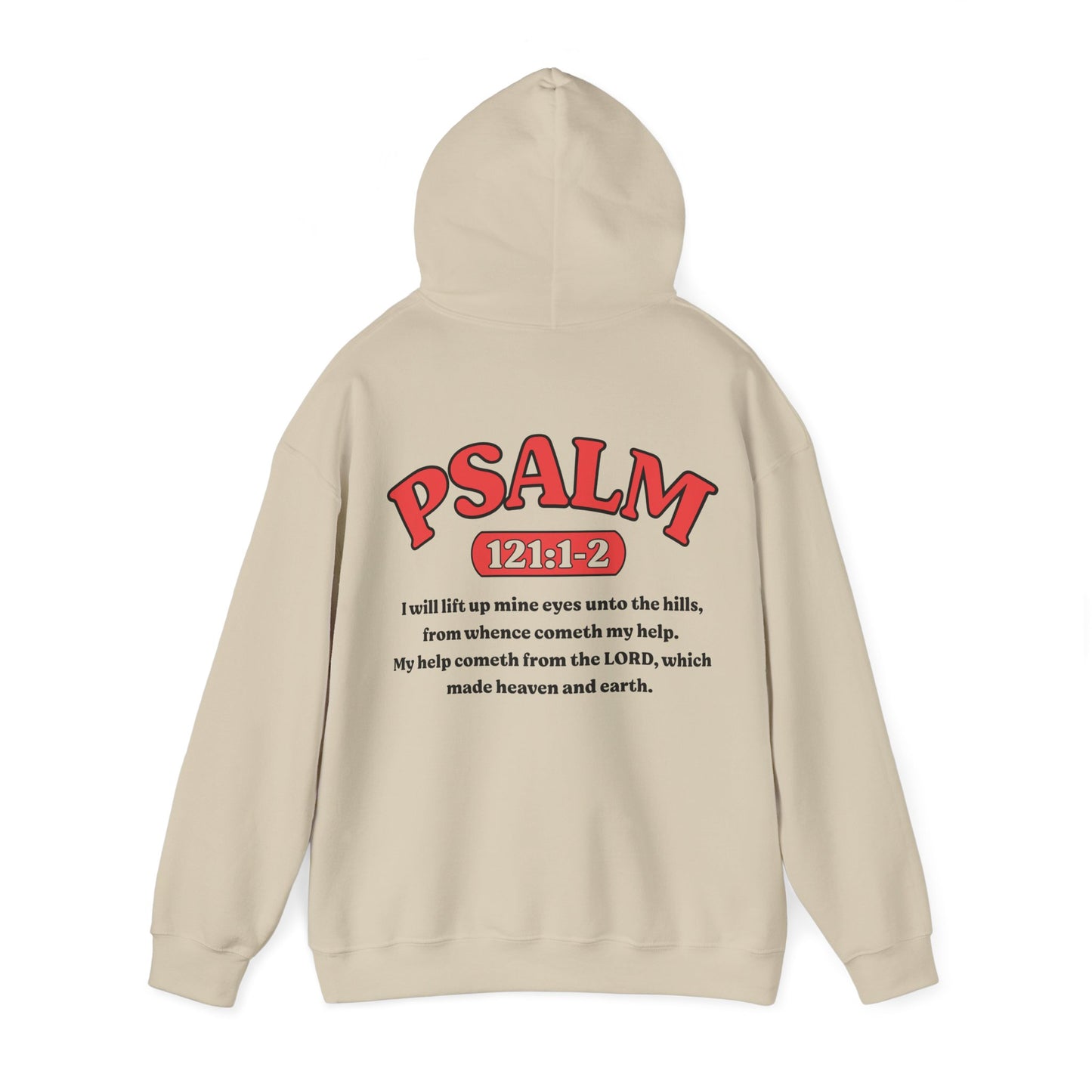 Psalm 121:1-2 - HeavyBlend Hoodie (Custom) v2