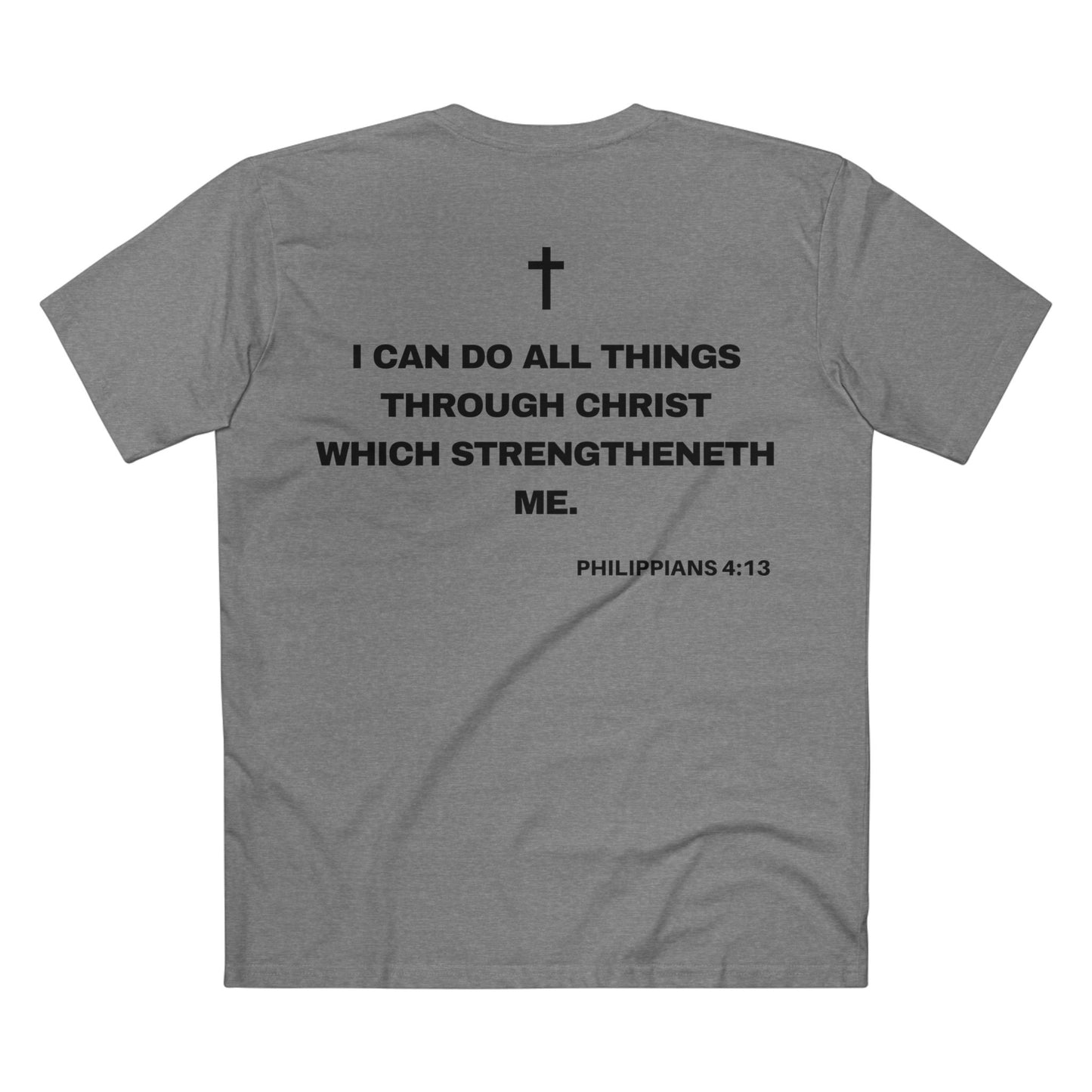 Philippians 4:13 - Crewneck T-shirt (Custom)