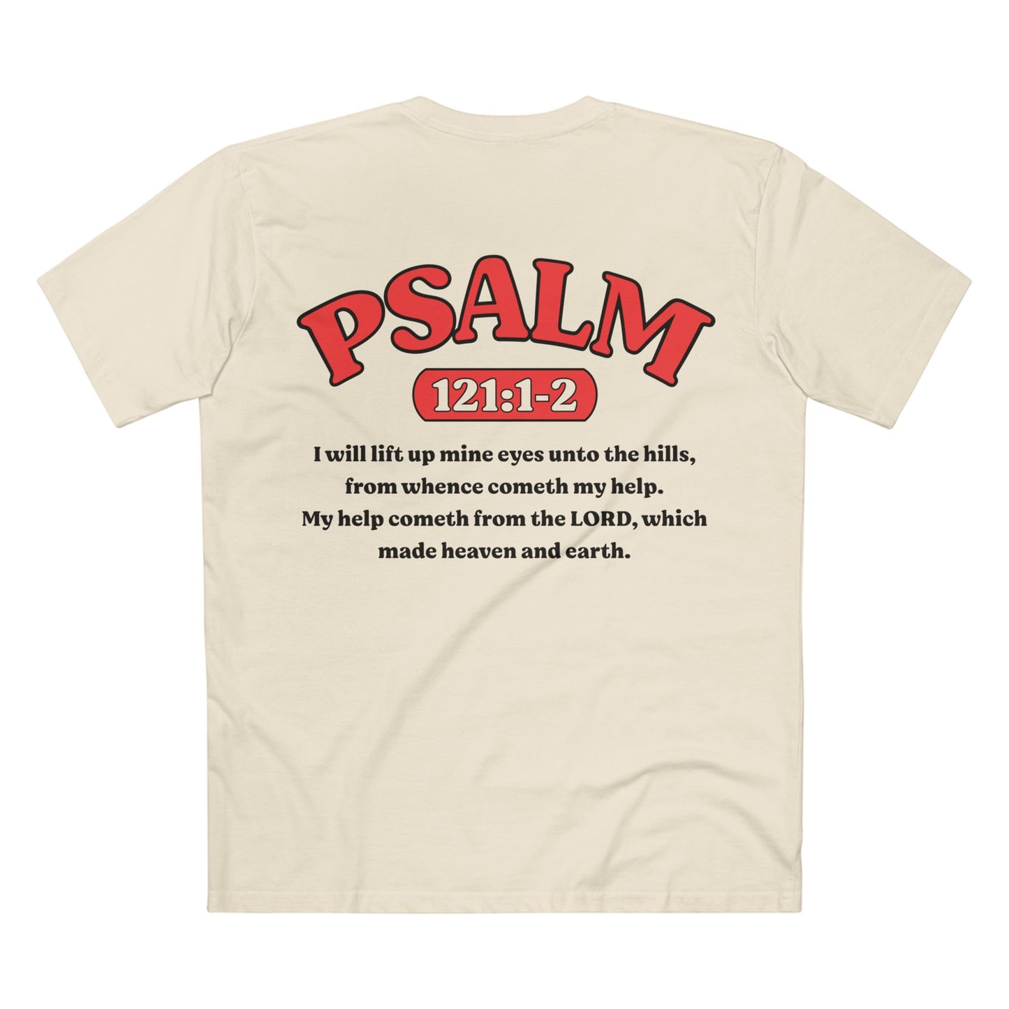 Psalm 121:1-2 - Crewneck T-shirt (Custom) v2