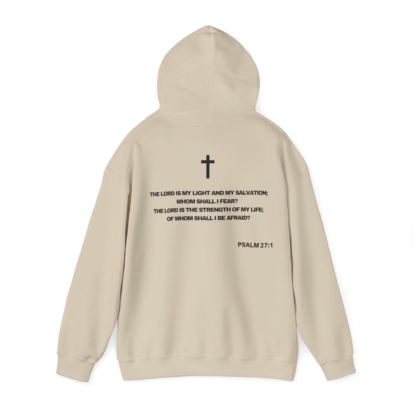 Psalm 27:1 - HeavyBlend Hoodie (Custom) v2