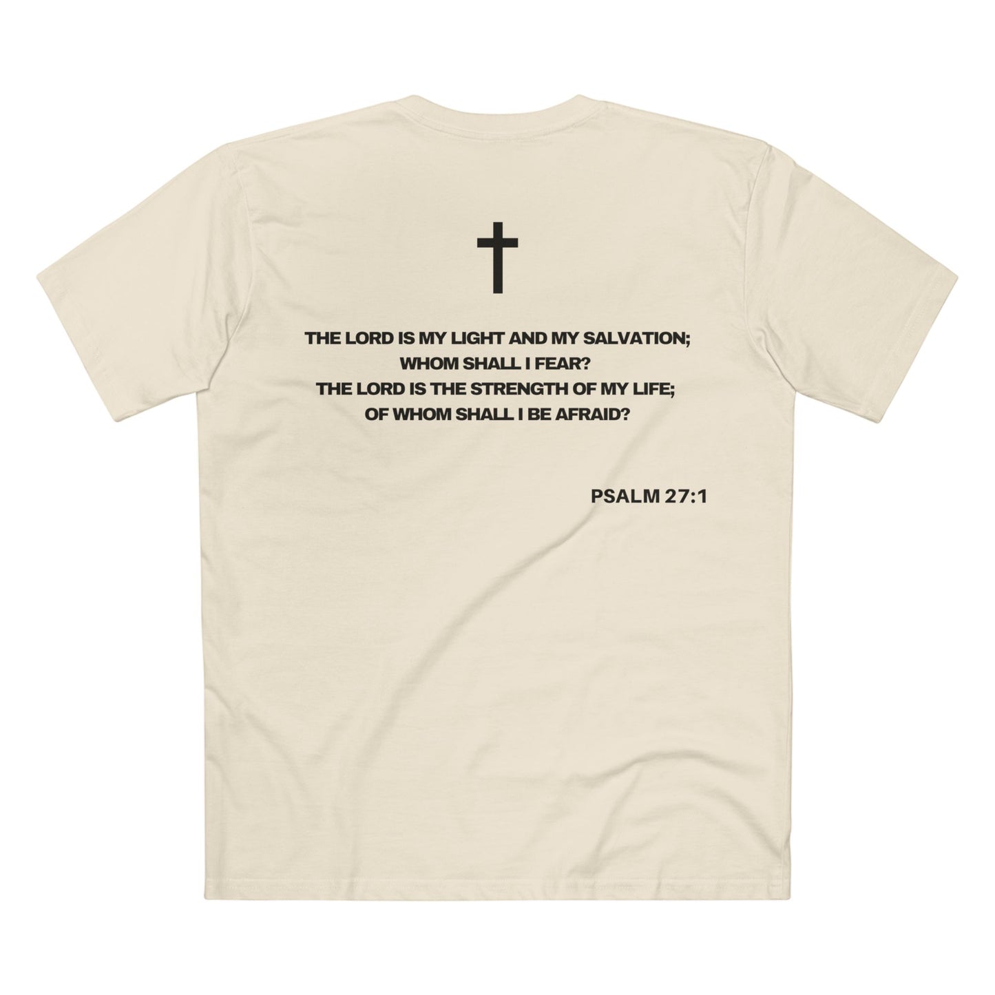 Psalm 27:1 - Crewneck T-shirt (Custom) v2