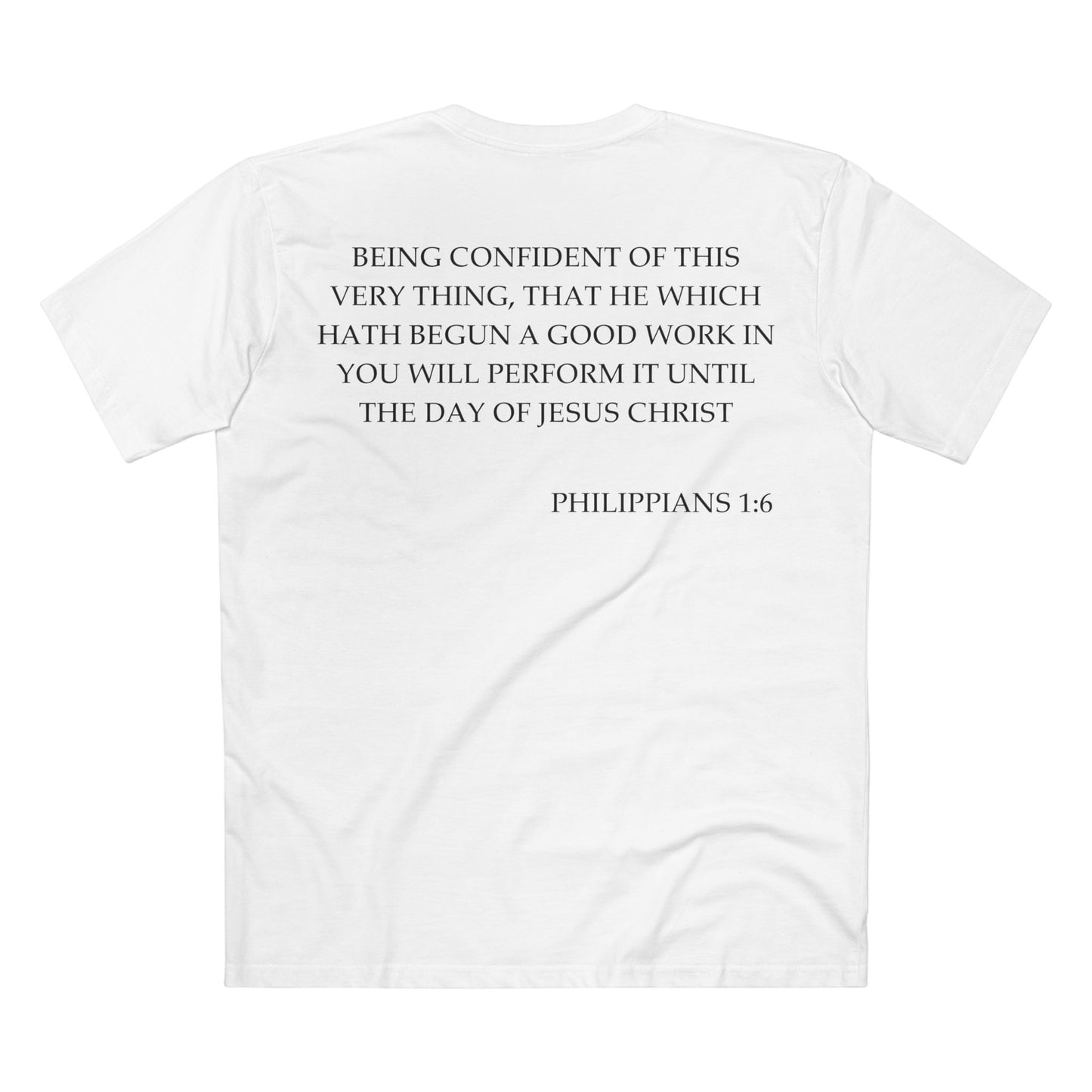 Philippians 1:6 - Crewneck T-shirt (Custom)