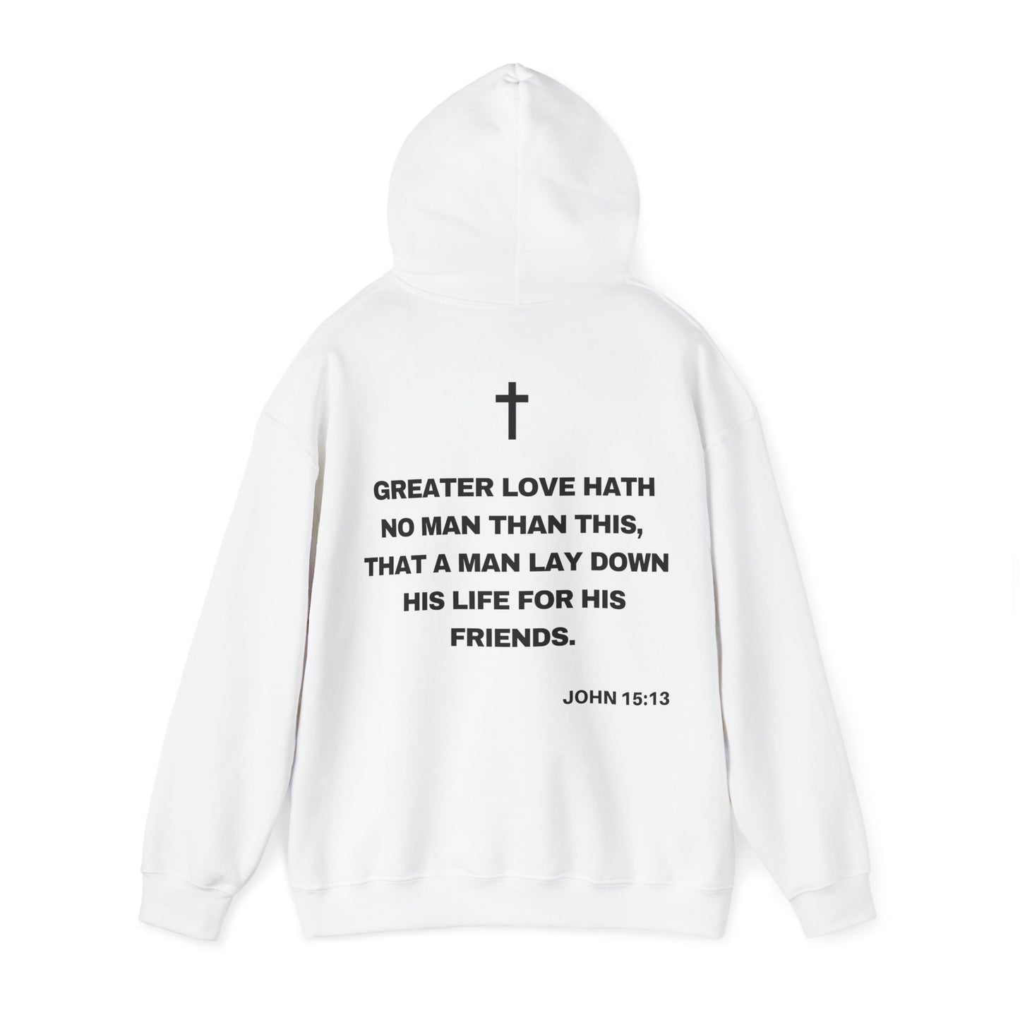 John 15:13 - HeavyBlend Hoodie (Custom)