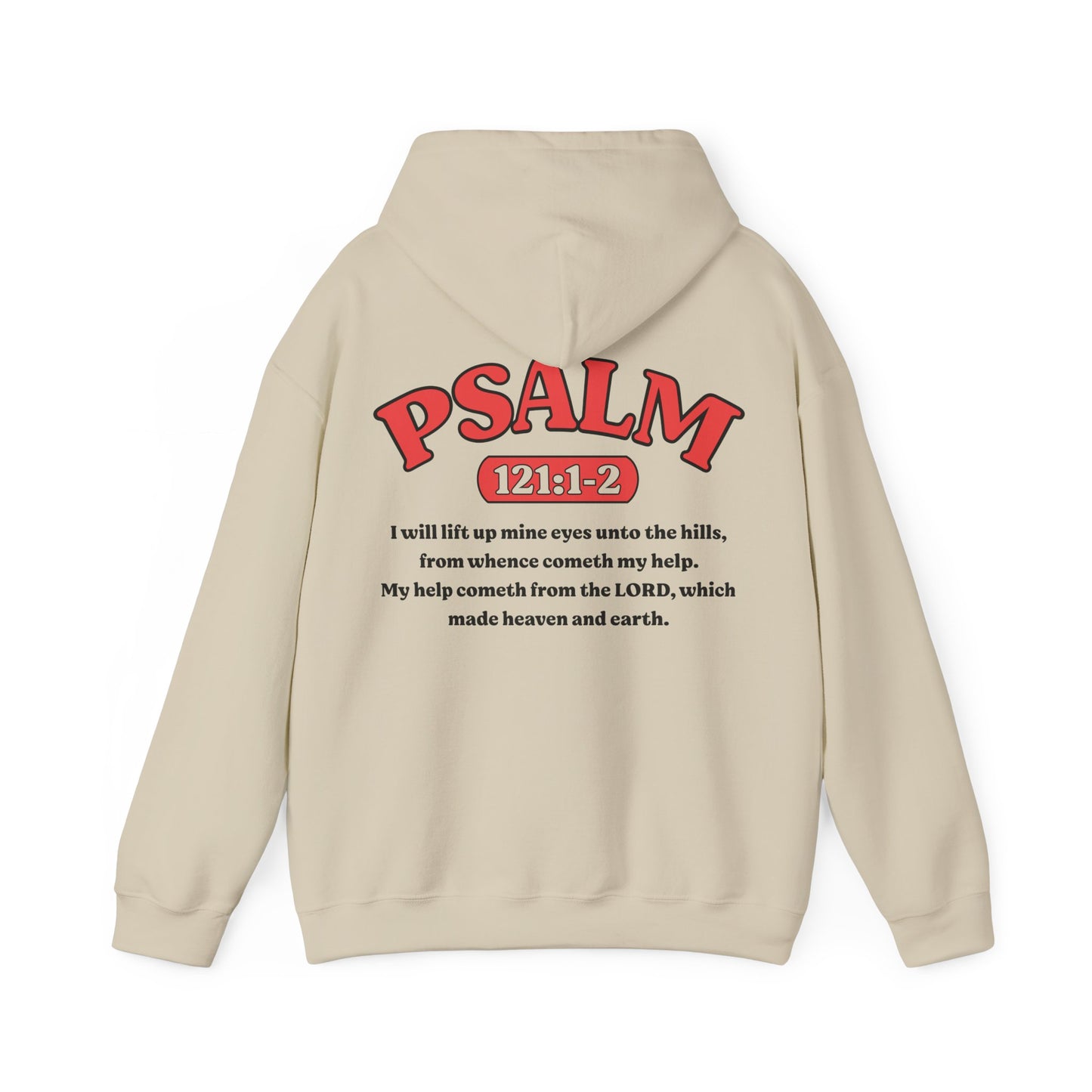 Psalm 121:1-2 - HeavyBlend Hoodie (Custom) v2