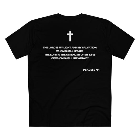 Psalm 27:1 - Crewneck T-shirt (Custom) v2