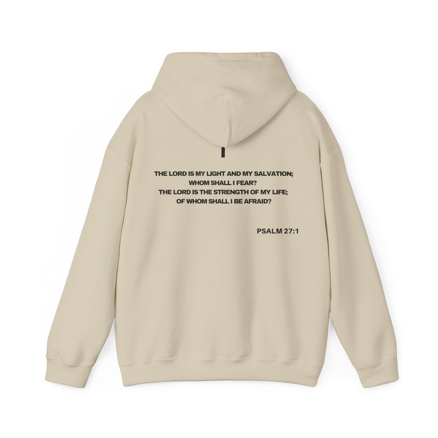 Psalm 27:1 - HeavyBlend Hoodie (Custom) v2