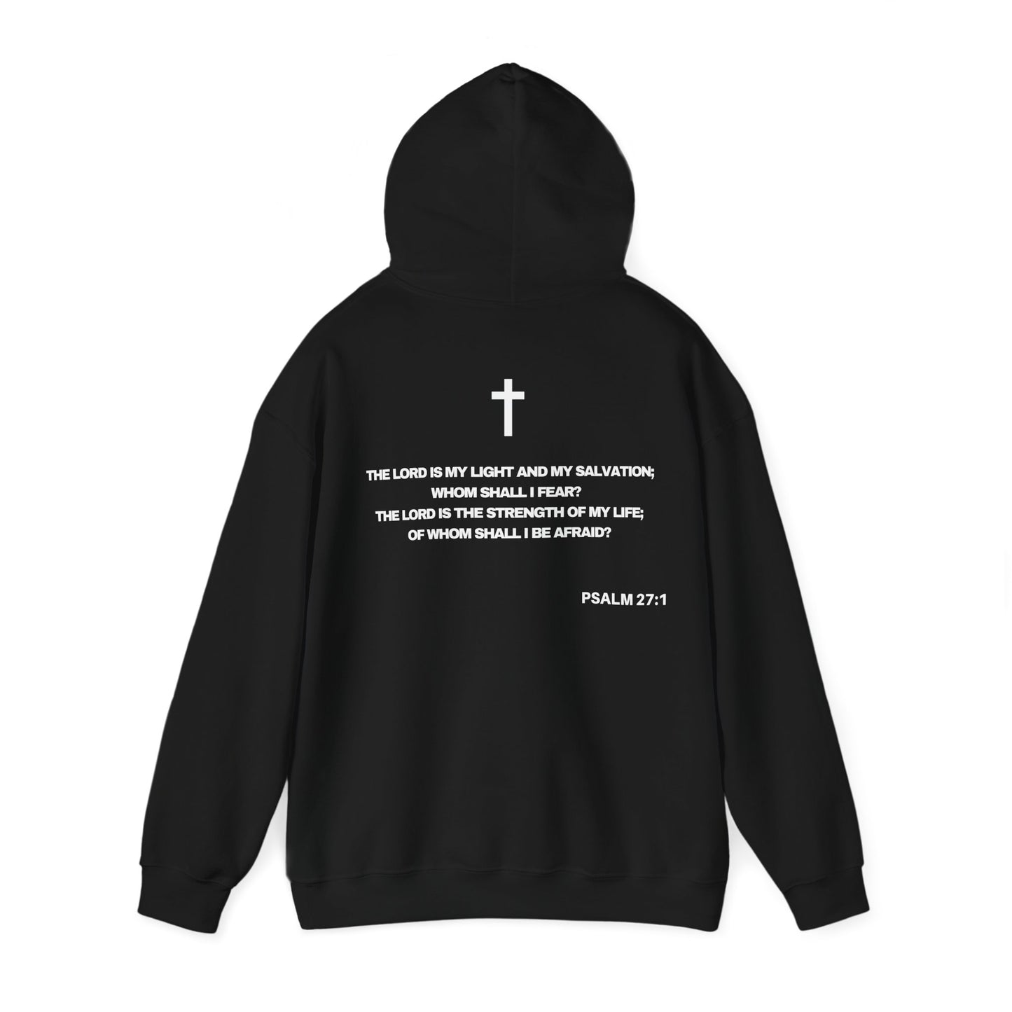 Psalm 27:1 - HeavyBlend Hoodie (Custom) v2