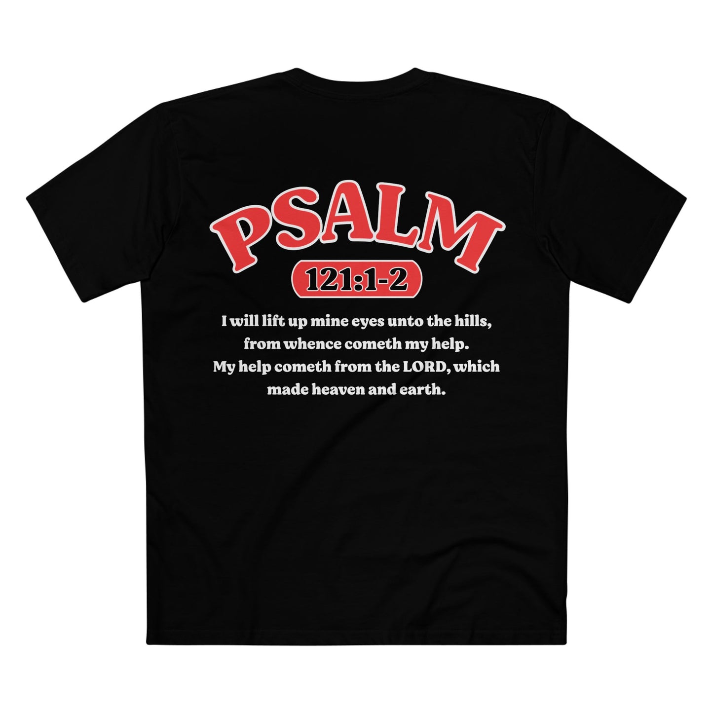 Psalm 121:1-2 - Crewneck T-shirt (Custom) v2