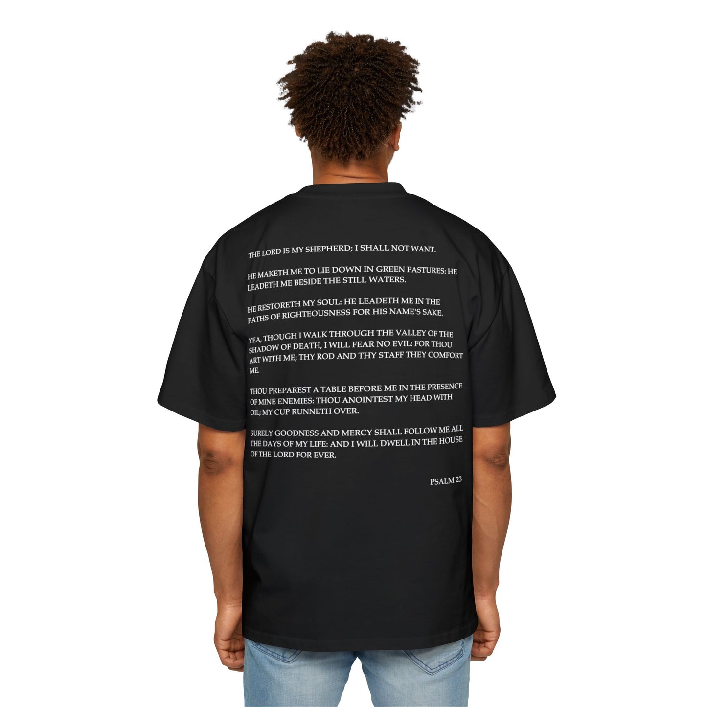 Psalm 23 - Heavy Oversized Tee