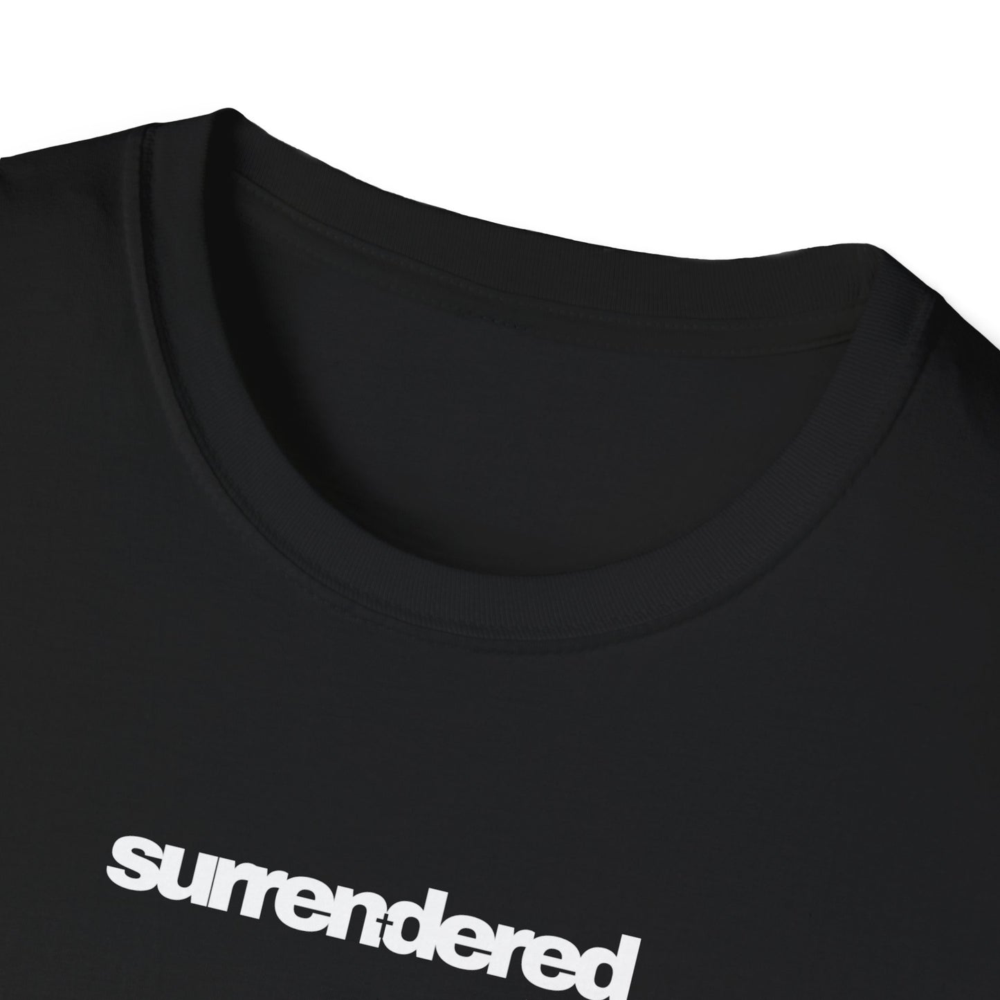 Surrendered Logo (small) - Unisex Softstyle T-Shirt